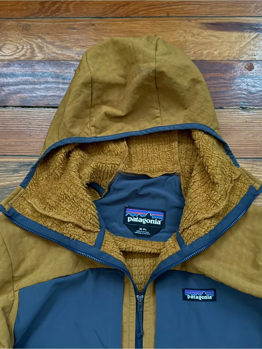 Patagonia R2 TechFace Hoody Jacket Men’s Medium Raptor Brown - Picture 5 of 7